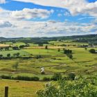 View of Ecclefechan Village from Brownmoor Wood